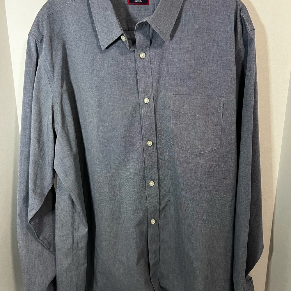 UNTUCKit Navy Button Down Shirt
